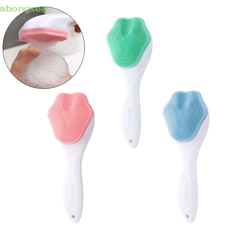 Abongsea Cọ Rửa Mặt Bằng Silicon Hình Móng Vuốt Mèo / Gấu Làm Sạch Lỗ Chân Lông