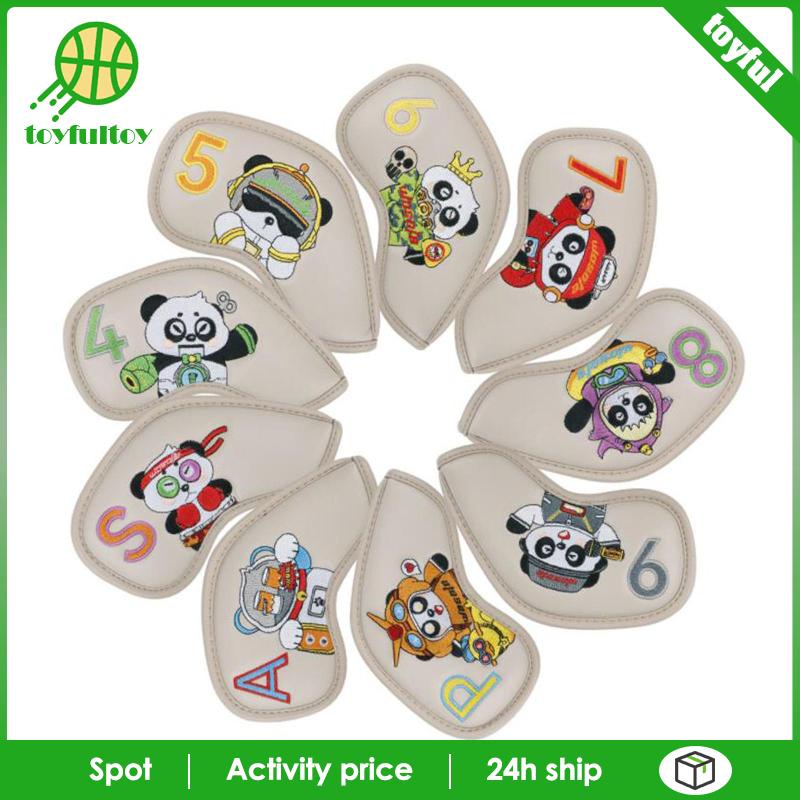 Set 9 Vỏ Bọc Đầu Gậy Đánh Golf Chống Nước Cho Nam