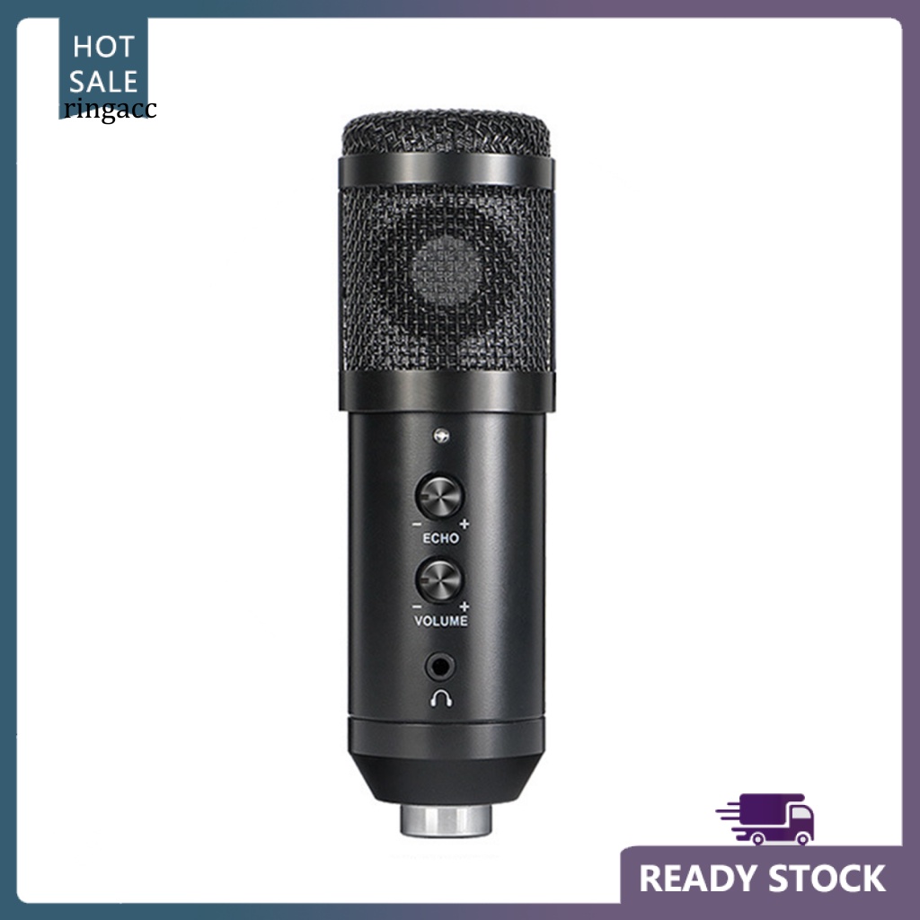 Micro RGA K3 Âm Thanh HiFi Có Độ Nhạy Cao Màu Đen Cho Máy Tính