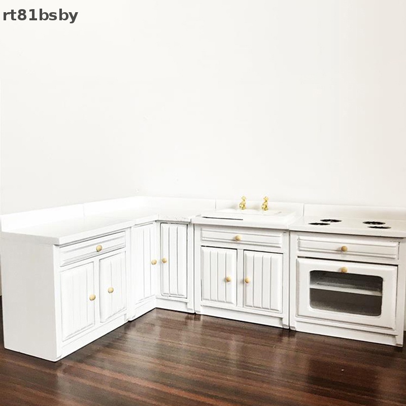 Mô Hình Tủ Bếp Trang Trí Nhà Búp Bê Tỉ Lệ 1: 12