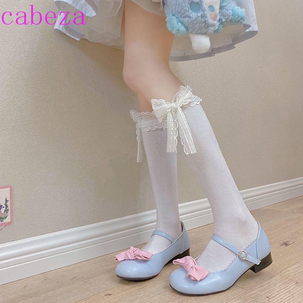 Vớ Cao Đến Mắt Cá Chân Co Giãn Thoáng Khí Thấm Hút Mồ Hôi Thoáng Khí Phong Cách Lolita Hàn Quốc Dễ Thương