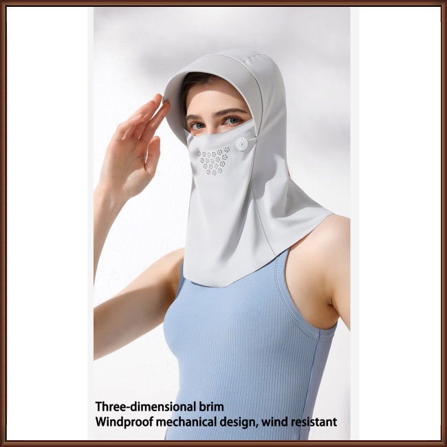 Nón Chống Nắng Kèm Tấm Che Mặt Và Cổ Chống Tia Uv Thời Trang Mùa Hè Cho Nữ