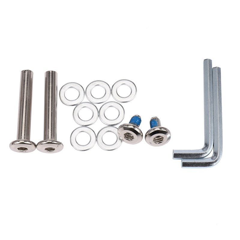 2 Bộ Vali Hành lý Thay thế Bánh xe Trục Cao su Sửa chữa Sang trọng OD 64mm Mới