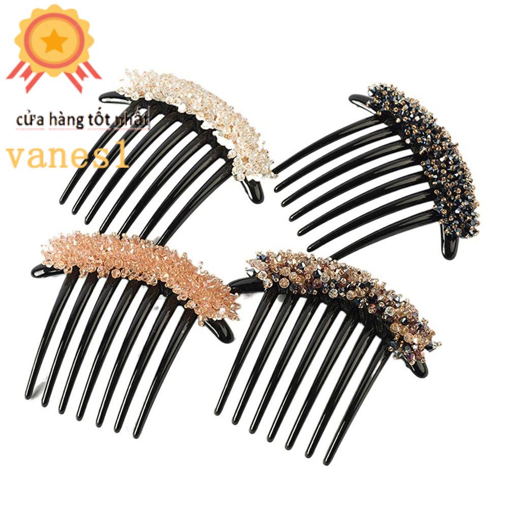 Lược Cài Tóc Đính Hạt Thanh Lịch VANES1 Dành Cho Nữ