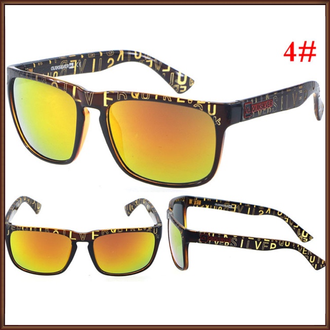 Kính Mát Gọng Vuông Phản Quang Chống Tia Uv400 Phong Cách Thể Thao Thời Trang Cho Nam Và Nữ