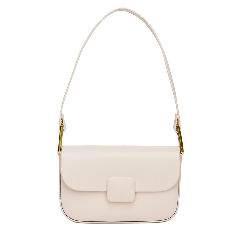 Túi Đeo Vai Vuông Nhỏ Màu Trơn Phong Cách Mới Mùa Hè