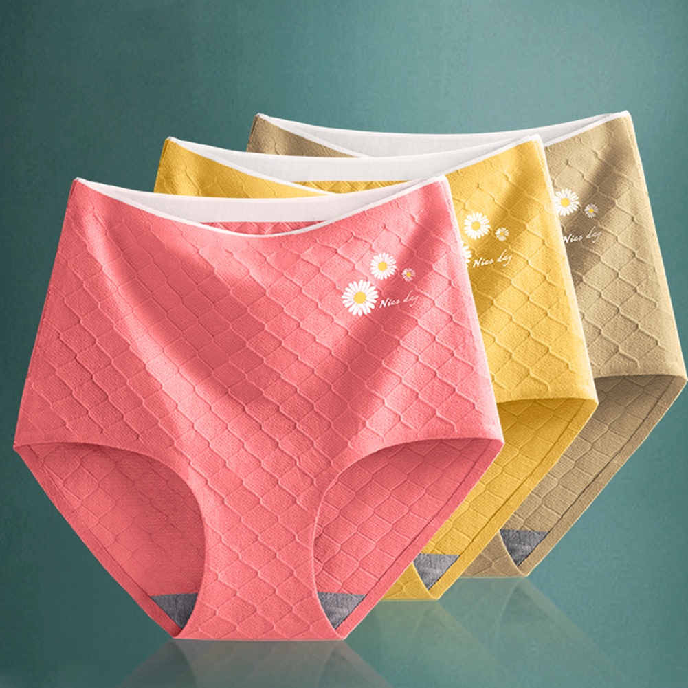 Quần Lót Cotton Màu Sắc Trơn Lưng Cao Nâng Hông Không Đường May Gợi Cảm Cho Nữ