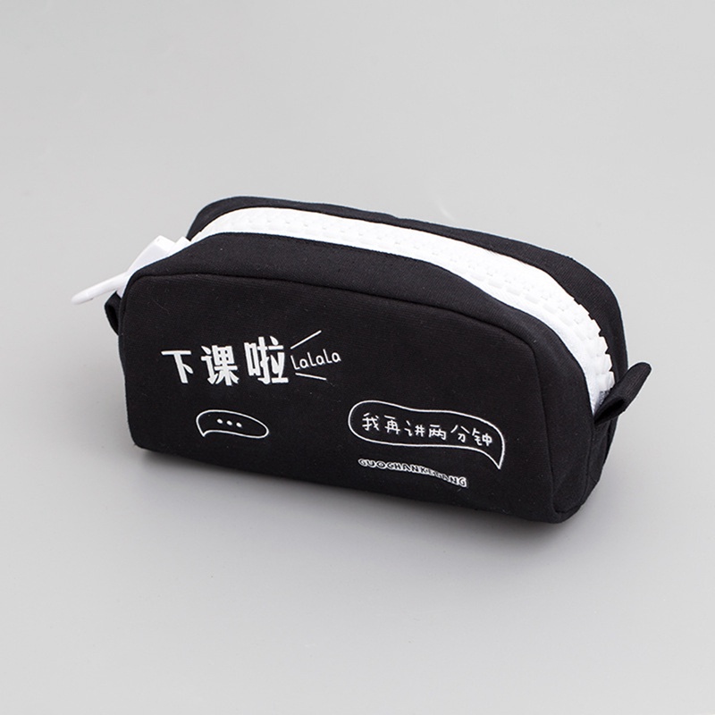 Bóp Viết Khóa Kéo In Hình Mèo Dễ Thương