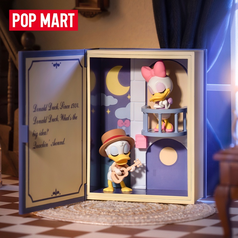 ★Hgtoys★  Dòng truyện cổ điển Popmart Hộp mù Búp bê Thủy triều Chơi Quà tặng trang trí