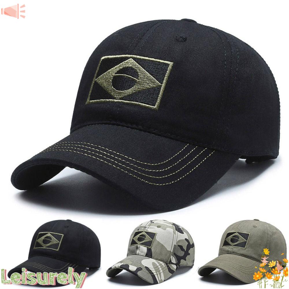 Mũ Lưỡi Trai Thoáng Khí Họa Tiết Lá Cờ Brazil Dễ Điều Chỉnh Cho Nam Và Nữ