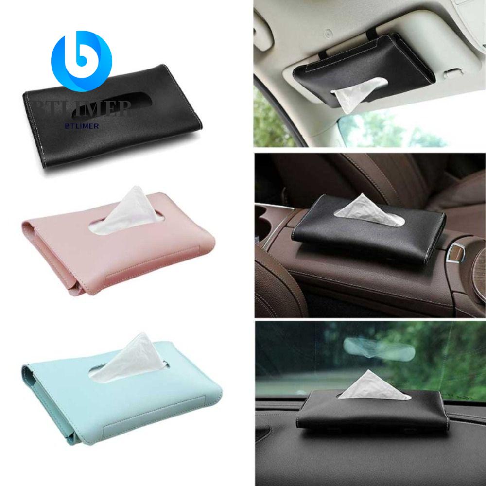 Túi Da PU Đựng Đĩa CD Gắn Tấm Che Nắng Xe Hơi Tiện Dụng Ốp