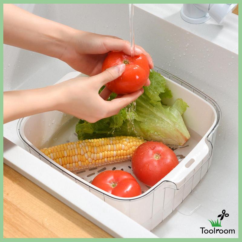 Bộ 3 Dụng Cụ Lọc Hai Lớp Màu Trắng Giúp Tiết Kiệm Không Gian Nhà Bếp