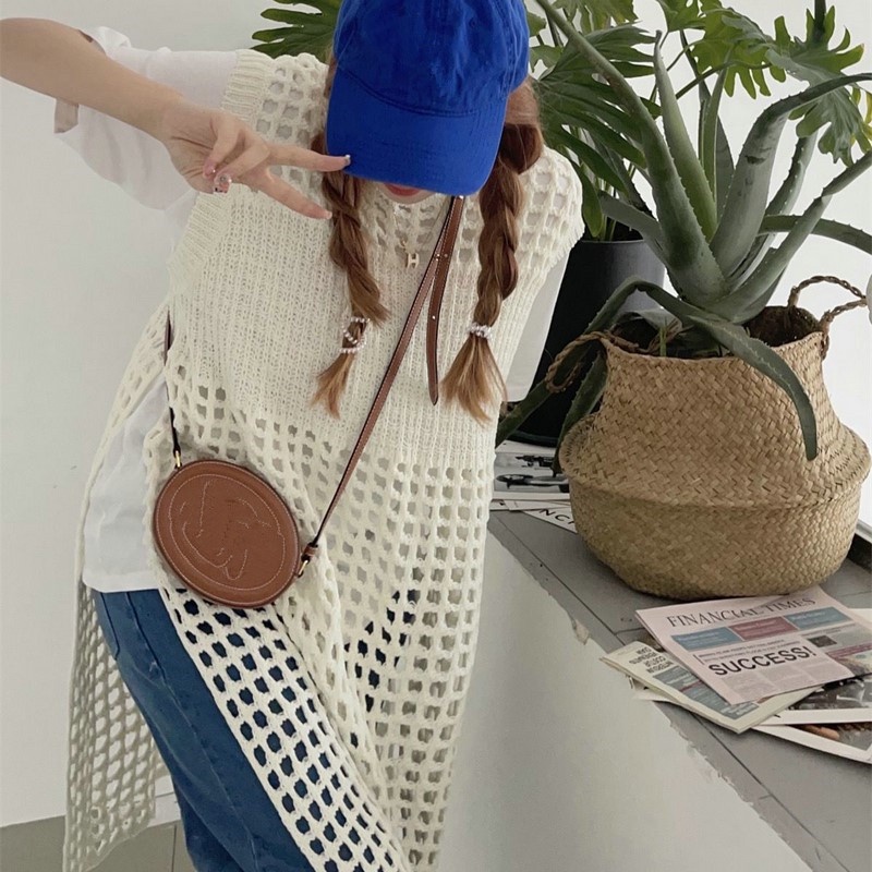 Đầm Dệt Kim Sát Nách Dáng Dài Họa Tiết Kẻ Sọc Phong Cách Hàn Quốc Thời Trang Cho Nữ