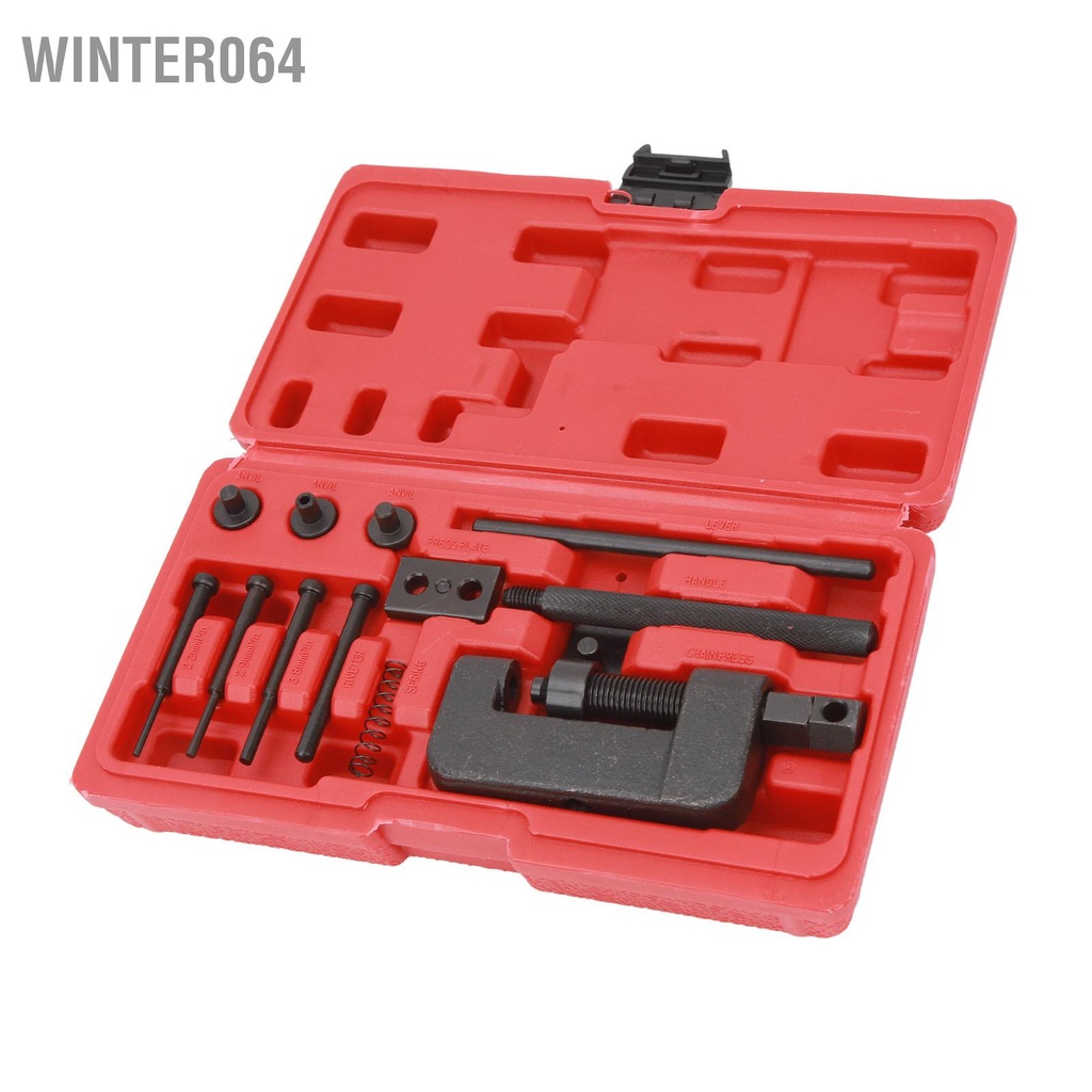 Winter064 Máy Cắt Xích Bộ Dụng Cụ Đinh Tán Di Động Cho Bảo Dưỡng Xe