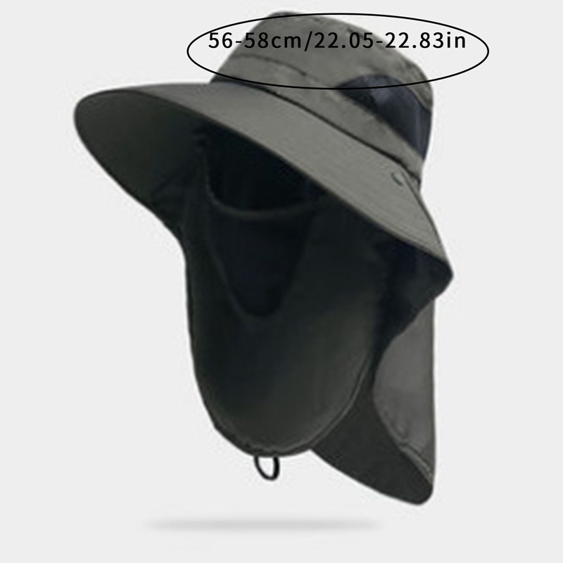 Ygt Mũ Lưỡi Trai Chống Nắng Chống Tia UV Bảo Vệ Mặt Cổ Tiện Dụng