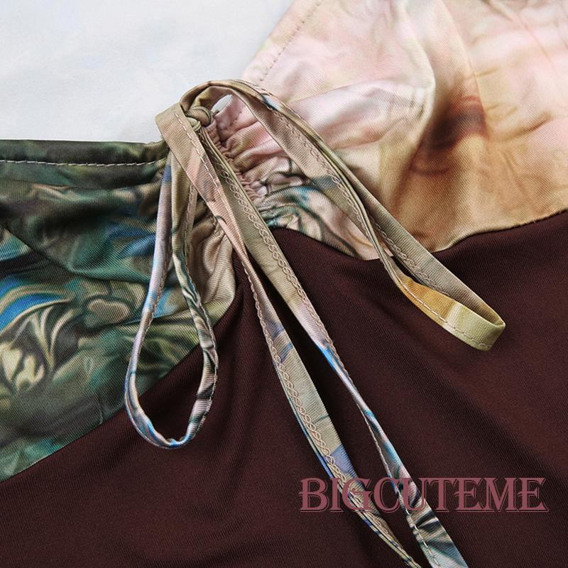 Áo Croptop Tay Ngắn Họa Tiết Hoa Thời Trang Mùa Hè Xinh Xắn Cho Nữ