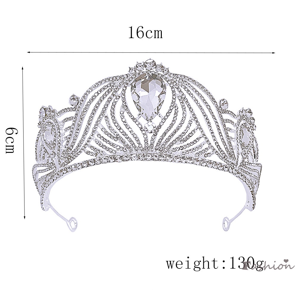 Vương Miện Đính Đá Lấp Lánh Nhiều Màu Sắc