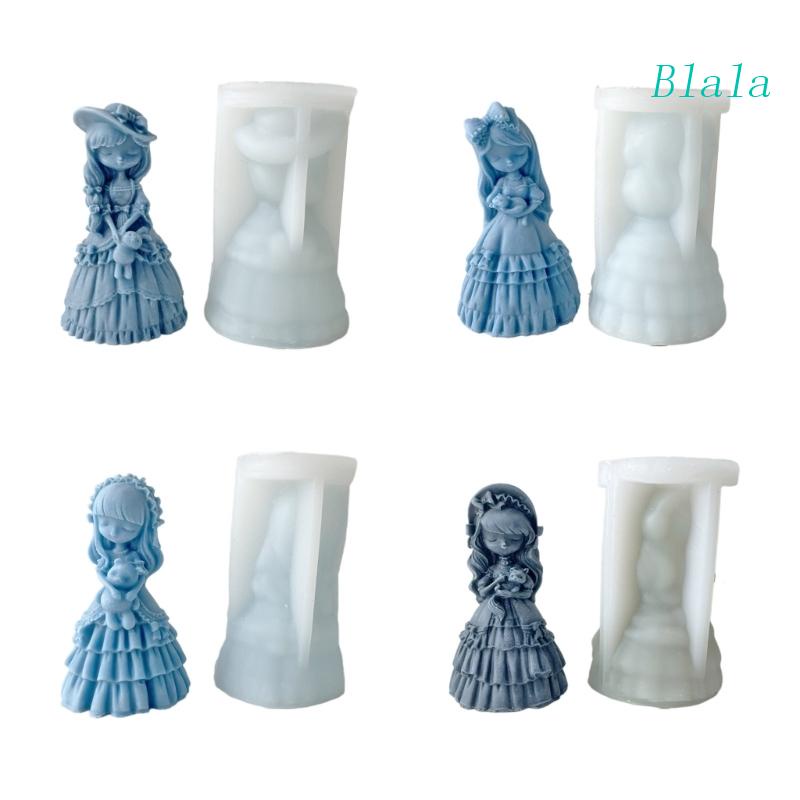 Khuôn Silicone Tạo Hình Búp Bê 3D Làm Đồ Thủ Công DIY