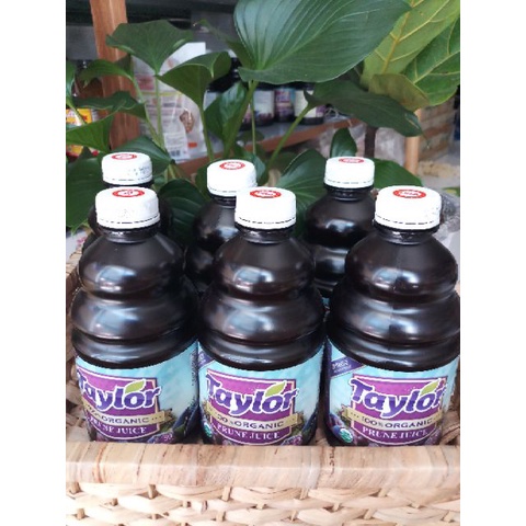 Nước Mận Hữu Cơ Nước Ép Mận Taylor ( Không Đường ) Tự Nhiên 100% Organic Prune Juice 946ml