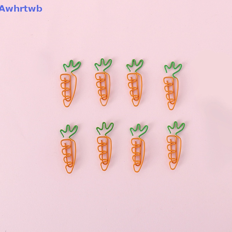 Set 10 Kẹp Giấy Kim Loại Hình Trái Cây Dễ Thương Mới