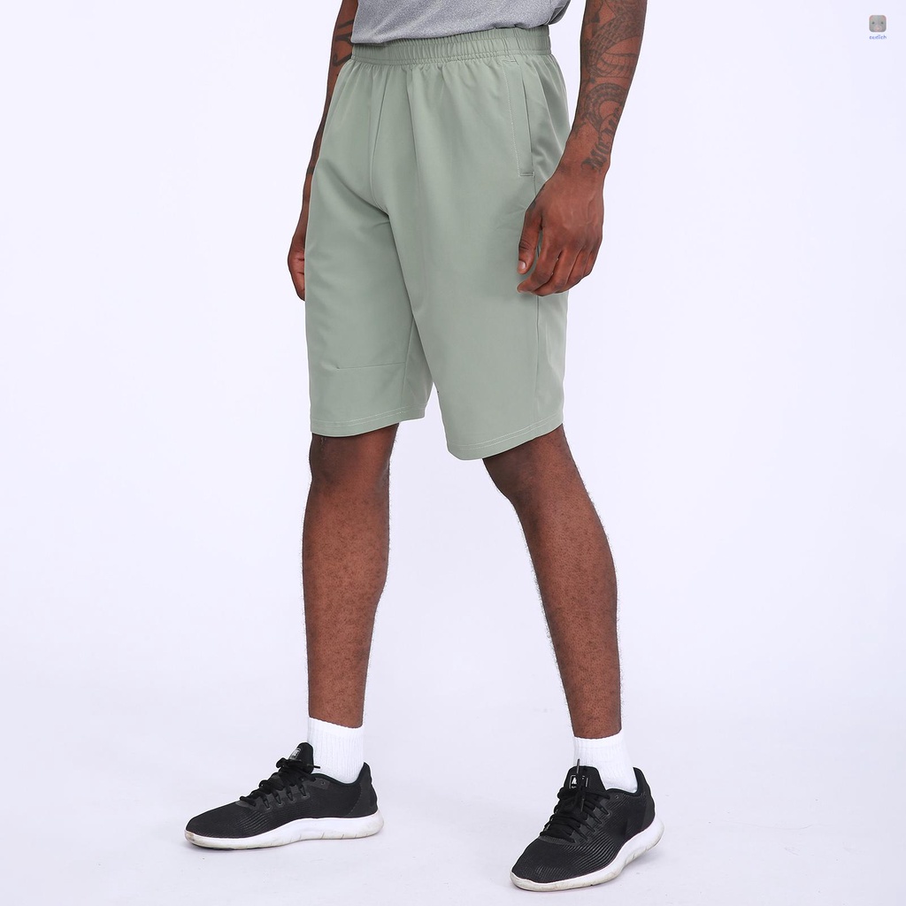 Quần Short Thể Thao Lưng Thun Phối Túi Bên Hông Nhanh Khô Thời Trang Cho Nam