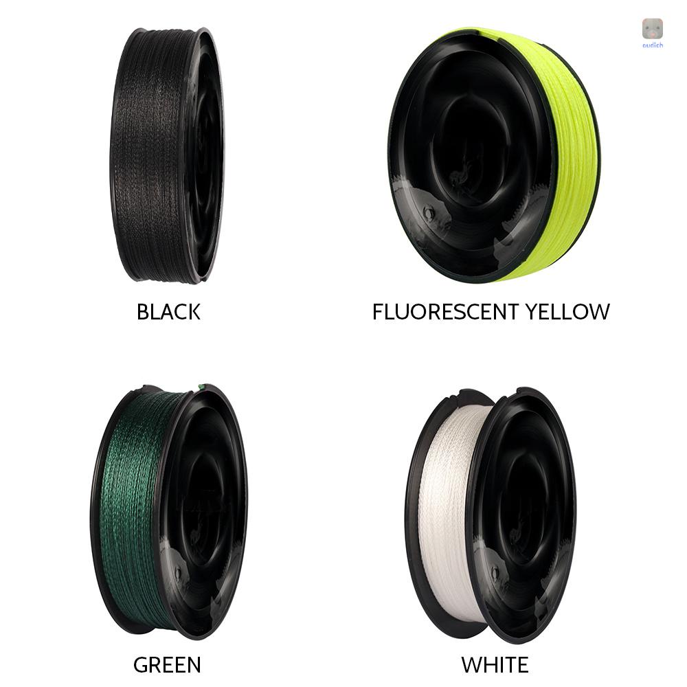 Cuộn Dây Câu Cá Bện 4 Sợi 100M 12-80LB Bằng PE Siêu Bền Chống Mài Mòn