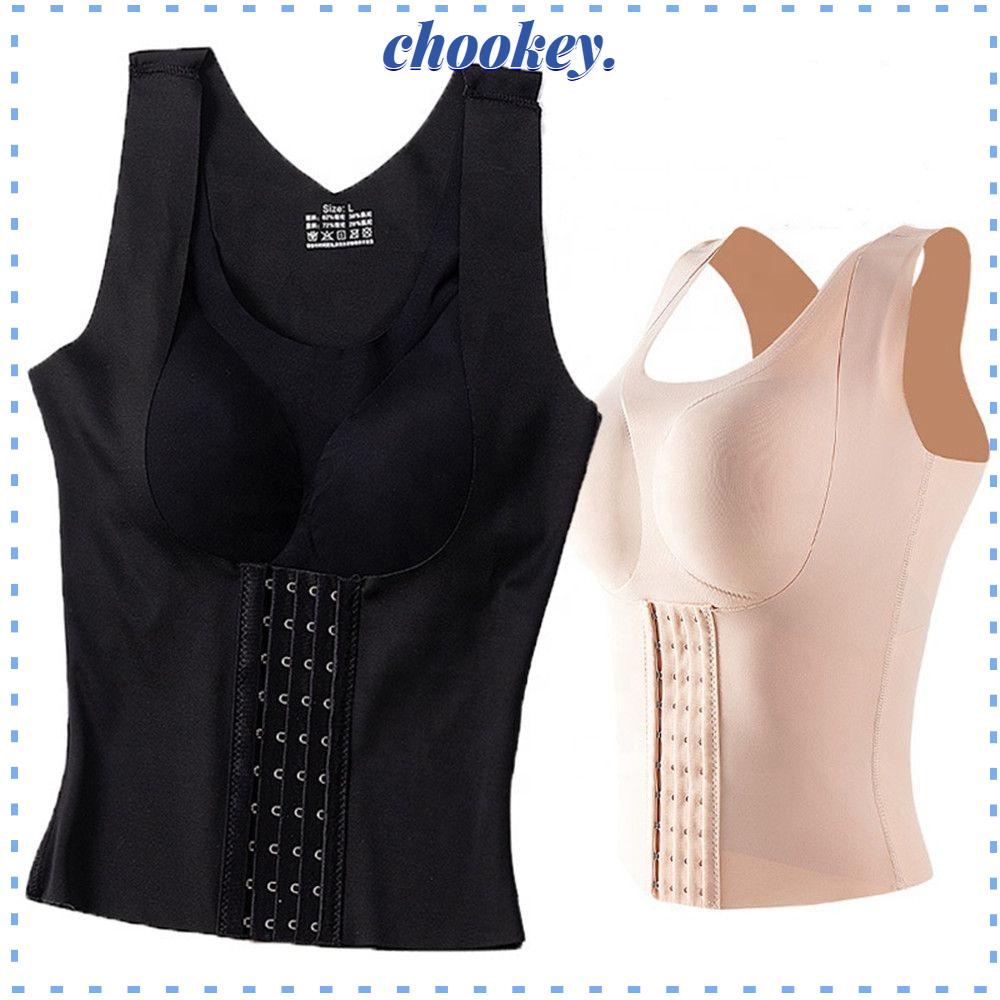 Áo Ngực Chữ X Có Đệm Mút Nâng Ngực Điều Chỉnh Được Thiết Kế Khóa Trước Cho Nữ