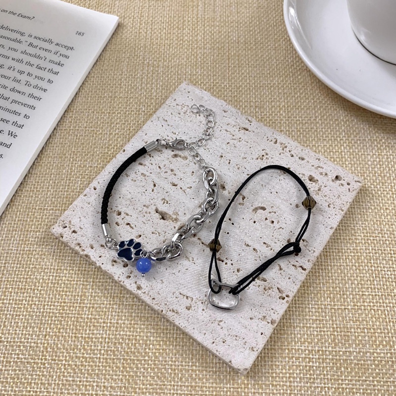 Vòng cổ / Vòng Tay / Khuyên Tai / Vòng Tay Mặt Hình Tai Mèo Bằng Đồng Phong Cách Game Tears of Themis Luke Dễ Thương Dành Cho Nam Và