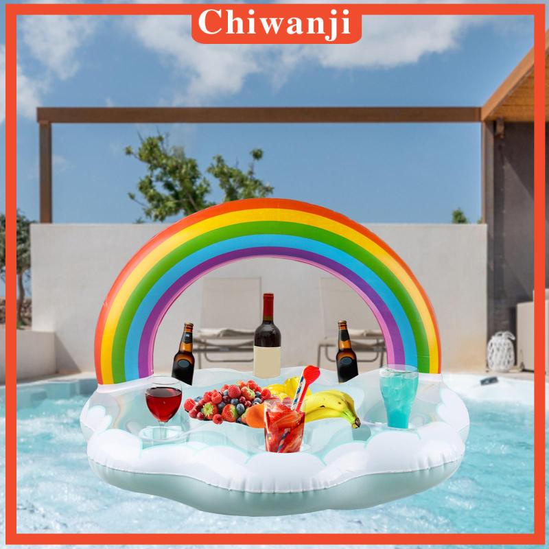 Phao Nổi Bơm Hơi Giữ Đồ Uống Có Giá Đỡ