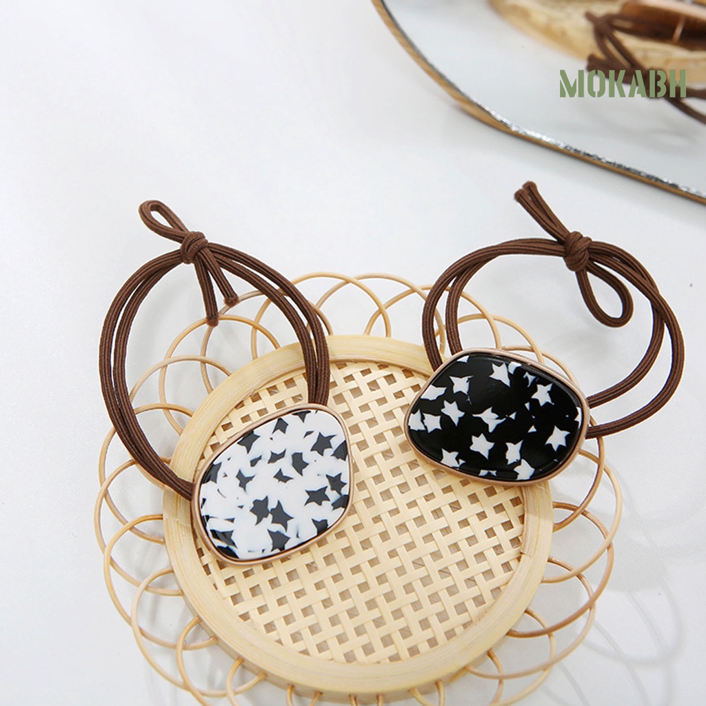 Dây Cột Tóc Hai Lớp Họa Tiết Da Báo Thời Trang Dành Cho Nữ