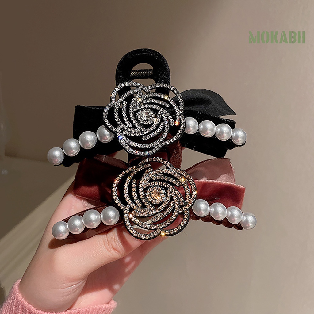 Kẹp Tóc Mini Chống Trượt Đính Ngọc Trai Giả Kiểu Vintage Thời Trang Cho Nữ