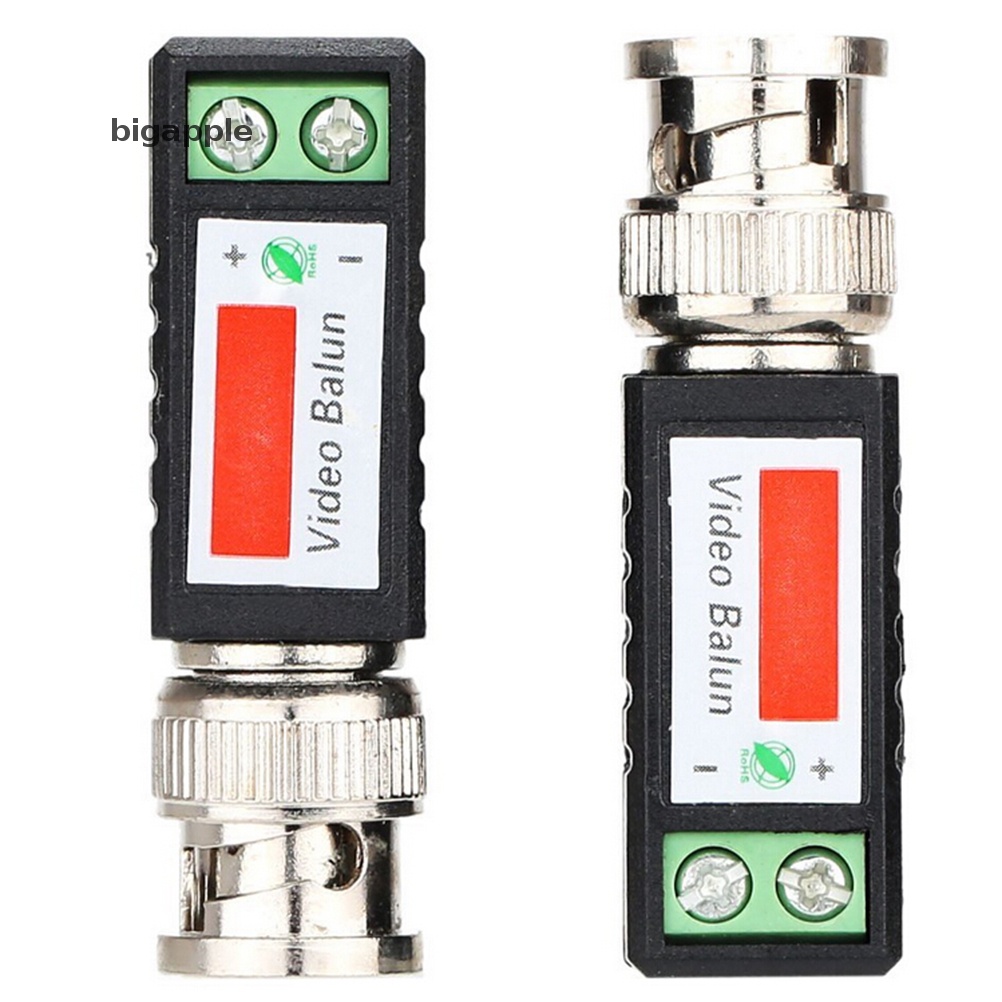 Núm Vú Lớn Lớn Gợn Sóng 1 Bộ Thu Phát Tín Hiệu Video Balun Sang UTP Coax CAT5 CCTV 1 Bộ Thu Phát Tín Hiệu Video Balun Sang UTP Coax CAT5 CCTV 1 X Đồng Trục Đồng Trục C 1x Chất Lượng Cao