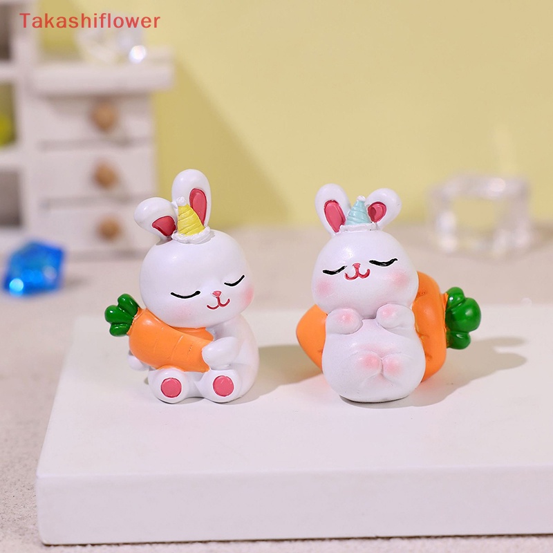 Đồ trang trí Chú Thỏ Mini Dễ Thương Dùng Trang Trí Sân Vườn / Nhà Cửa