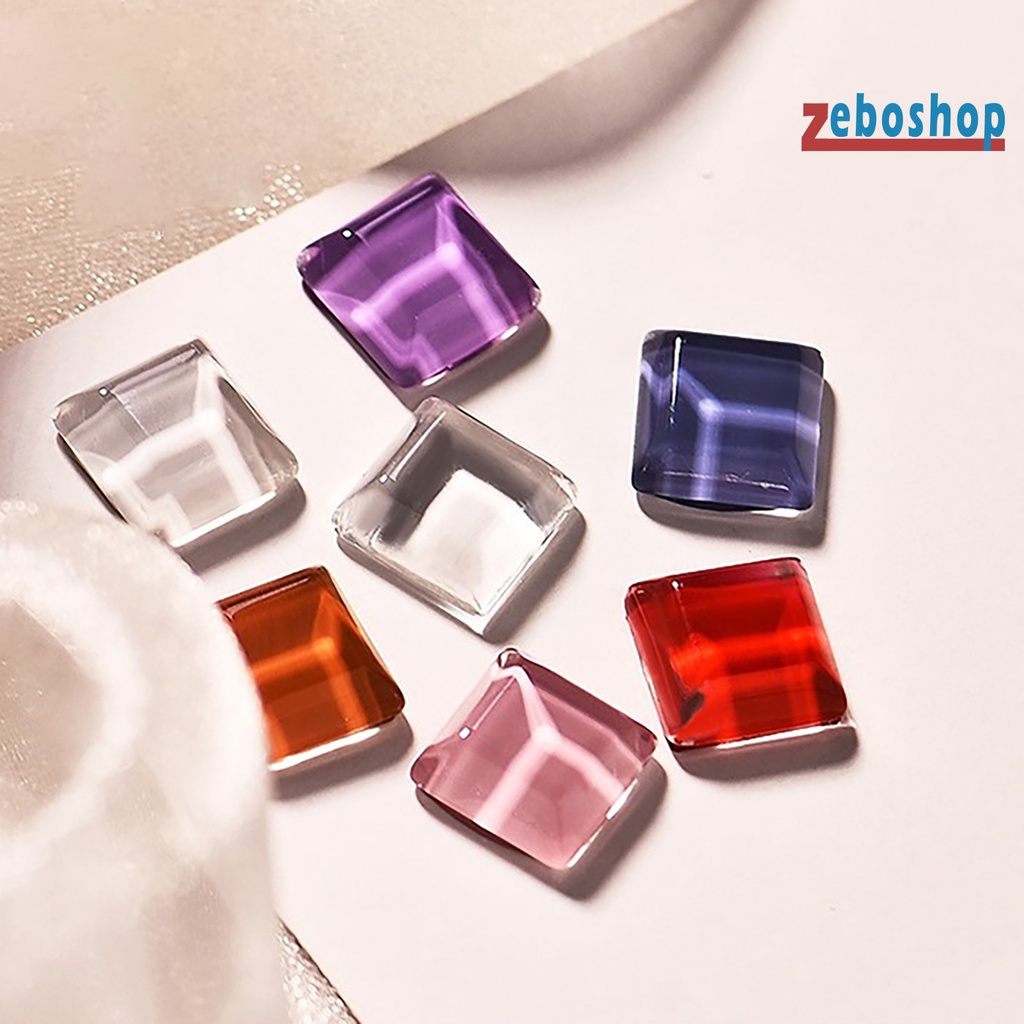 Set 24 Que Trưng Bày Đầu Móng Tay Gọn Nhẹ Nhiều Hình Dạng Trong Suốt