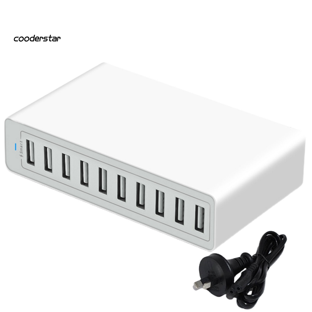 1 Bộ Đế Sạc Nhanh USB Có Đèn Báo Hiệu Công Suất Cao Đa Năng Dành Cho Văn Phòng