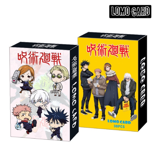 Bộ 30 thẻ ảnh anime manga Jujutsu Kaisen