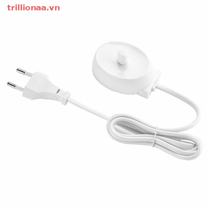 Giá Đỡ Bàn Chải Đánh Răng Điện Trillionaa Phích Cắm EU Thay Thế Cho Braun Oral B D12 D20