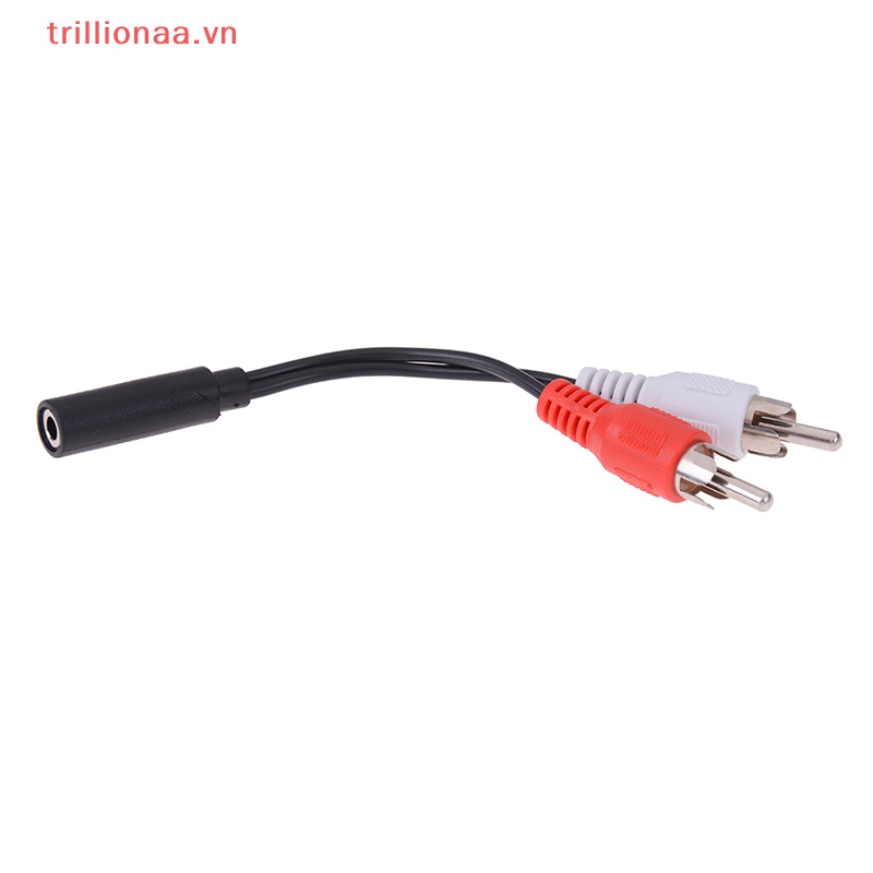 Cáp Chuyển Đổi Âm Thanh Trillionaaa 2 Trong 1 Từ 3.5mm Sang 2rca Vn VN VN