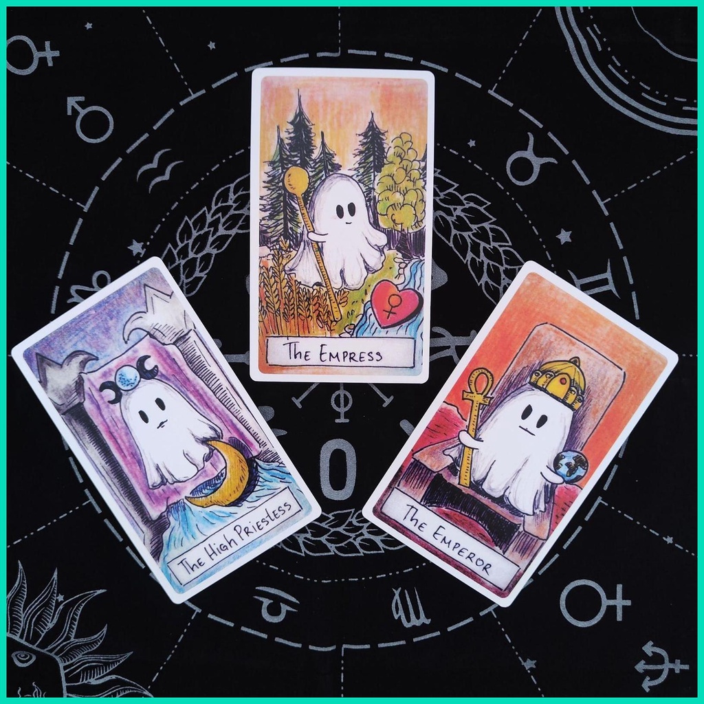 Bộ Bài Tarot Phiên Bản Tiếng Anh Đầy Màu Sắc Dễ Thương