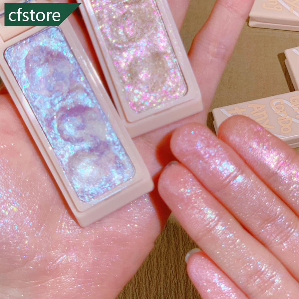 Phấn Bắt Sáng 4 Màu Nhũ Kim Tuyến Trang Điểm Nổi Bật Cho Cơ Thể D6N5