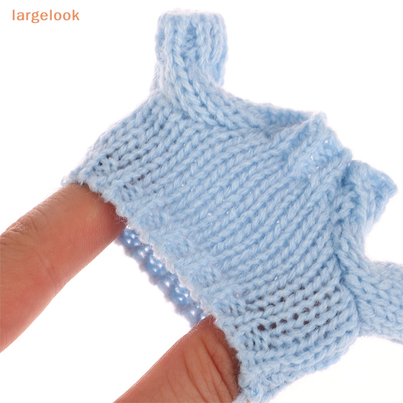 Set Đồ Gồm Áo Sweater Và Quần Ngắn Hình Tai Thỏ Dễ Thương Cho Búp Bê 1 / 12