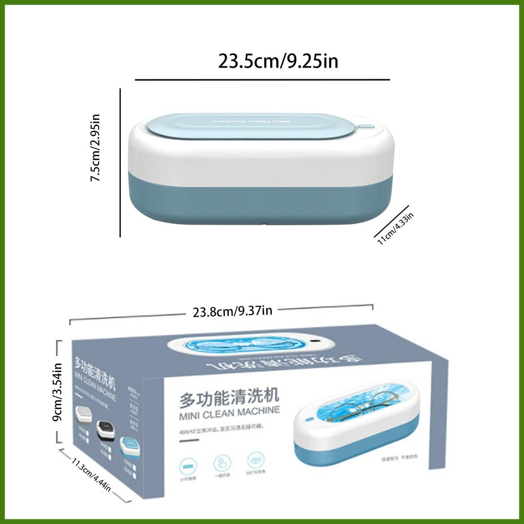 Dụng Cụ Vệ Sinh Mắt Kính Bằng Sóng Siêu Âm 48kHz An Toàn