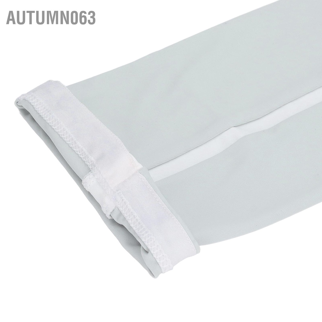 Autumn063 Chống tia cực tím Tay áo làm mát Bảo vệ UPF 50 chống nắng co giãn thoáng khí dành cho du lịch ngoài trời Đi xe đạp Màu xám