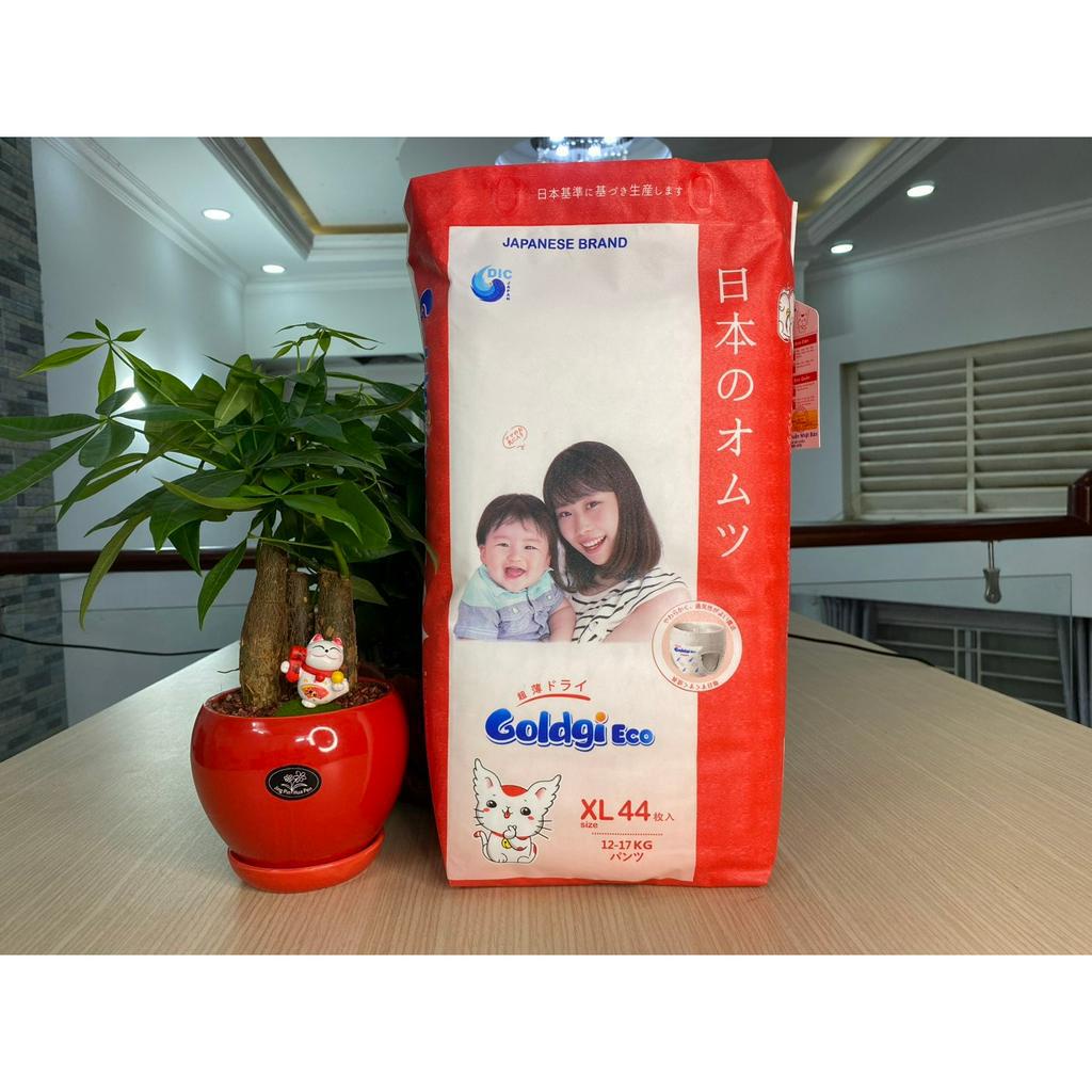 Bỉm Nhật Goldgi Eco Dán/ Quần Đủ Size NB86/S76/M DÁN 66/M54/L48/XL44/XXL32