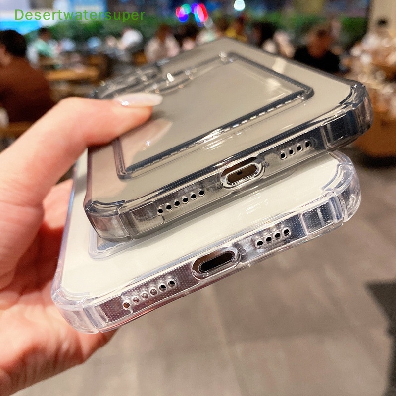 Ốp Điện Thoại Silicon Mềm Dạng Ví Đựng Thẻ Cho iphone 11 12 13 14Mini 11 Pro X XS Max XR 7 8 Plus SE