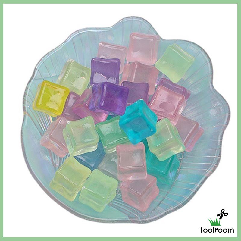 Đá Viên Hình Vuông Bằng Acrylic Dùng Làm Đạo Cụ Chụp Ảnh