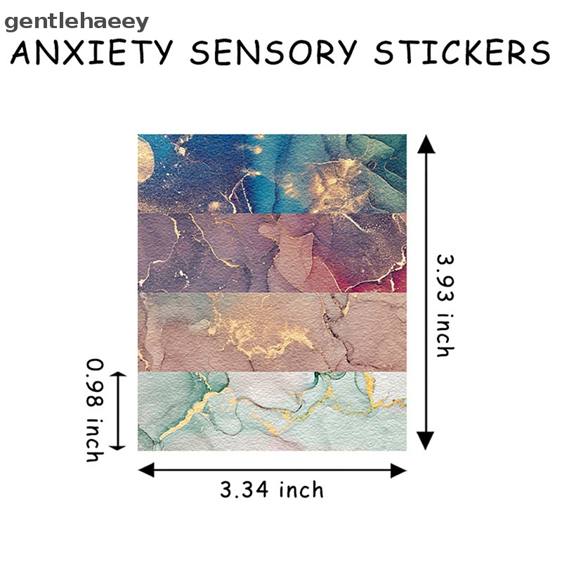 Set 4 Miếng Dán Đồ Chơi Giải Tỏa Căng Thẳng Họa Tiết Dễ Thương