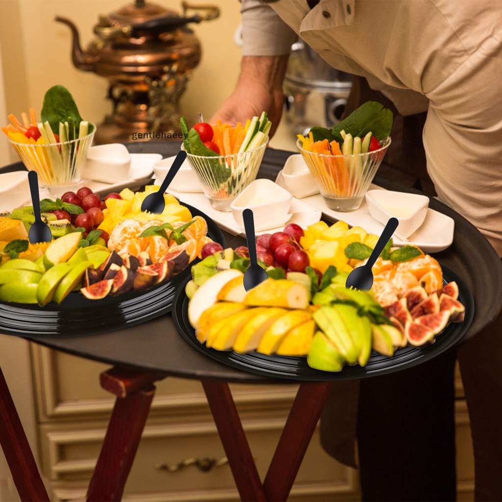 Set 15 Khay Phục Vụ Chịu Được Sức Nặng 12 Inch Có Nắp Trong Suốt Và Khay Để Cọc