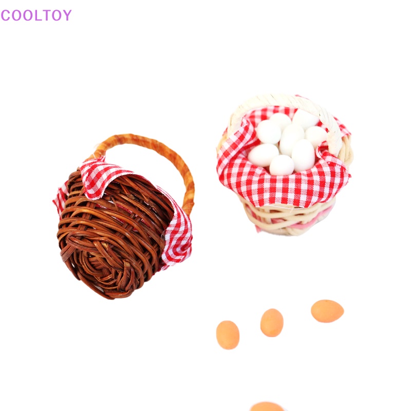 1 Bộ Rổ Đựng Trứng 1: 12 Dành Cho Nhà Búp Bê