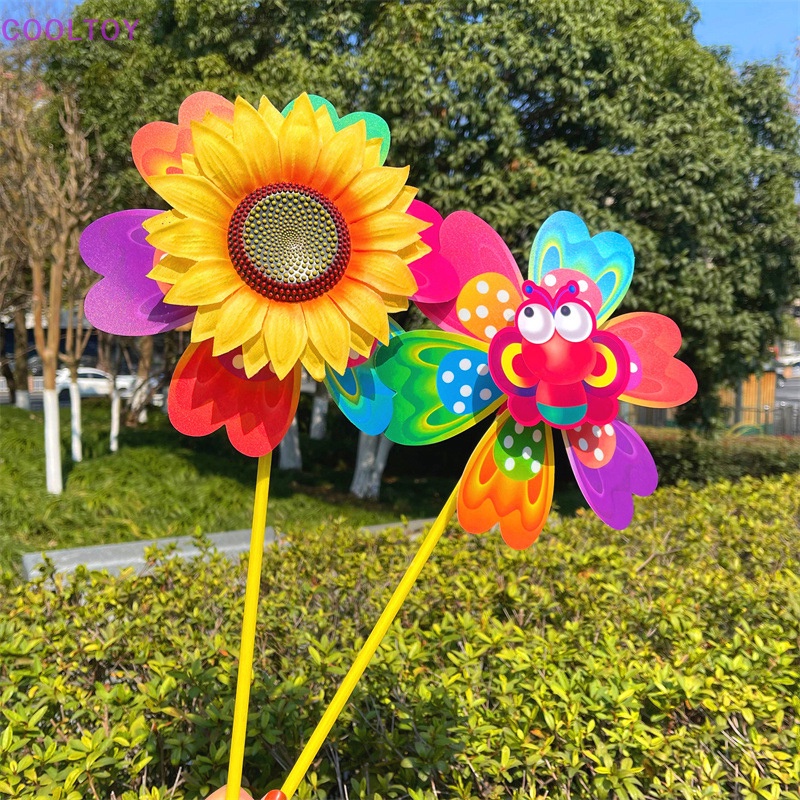 Cooltoy 1 Ghim Cài Áo Hình Hoa Hướng Dương / Bướm Đính Kim Sa Nhiều Màu Sắc